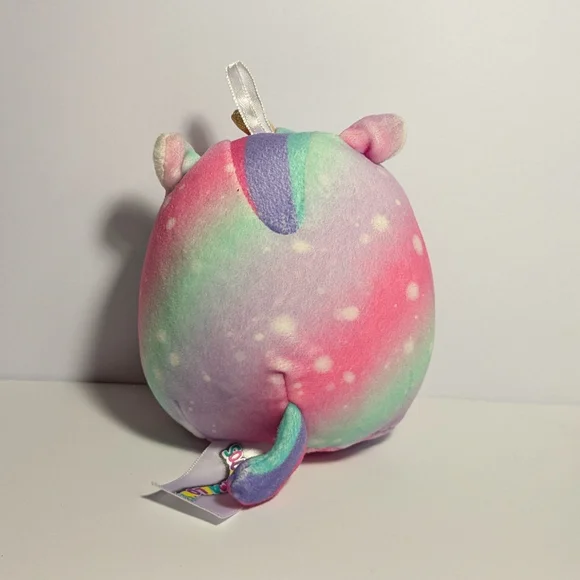 Squishmallows Kimia The Rainbow Unicorn Plush 4 Inch - Picture 3 of 4